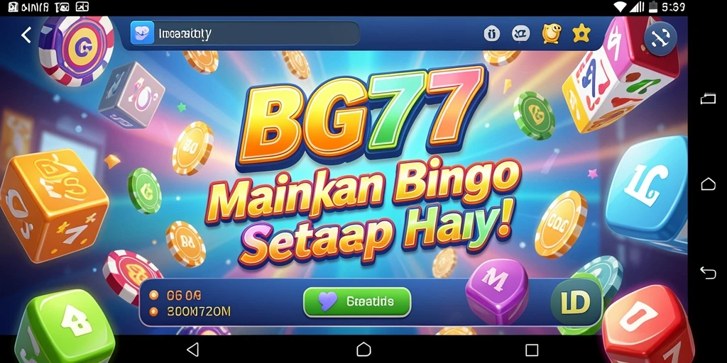Tangkapan layar gameplay BIG77 dengan momen seru dalam permainan Bingo.
