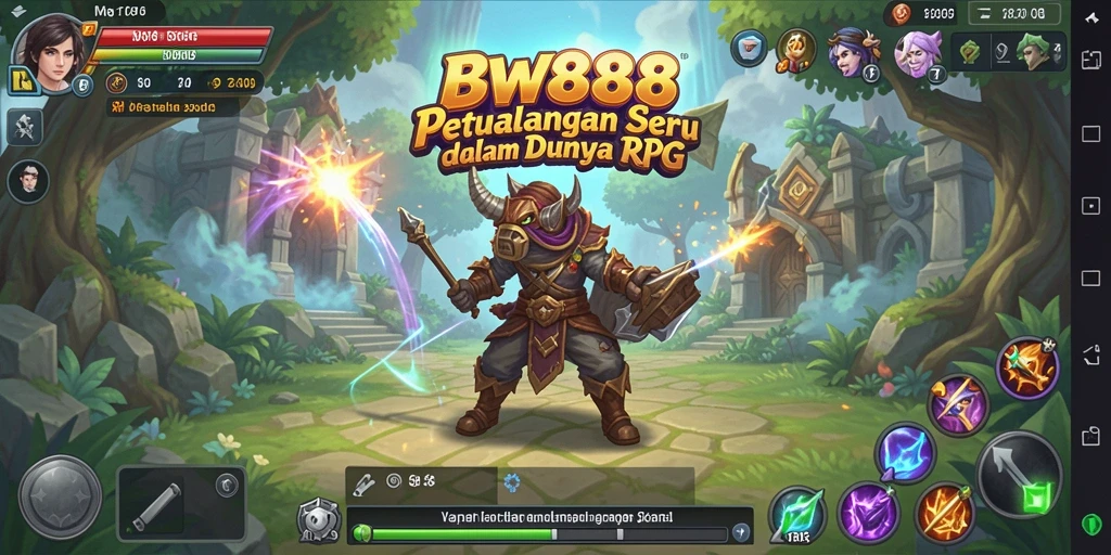Tampilan gameplay BW888 dengan aksi RPG yang mendebarkan.