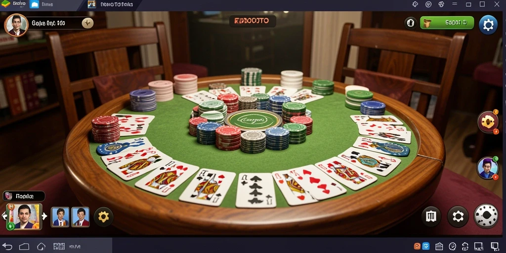 Gameplay FOMOTOTO yang seru dalam permainan Gaple.