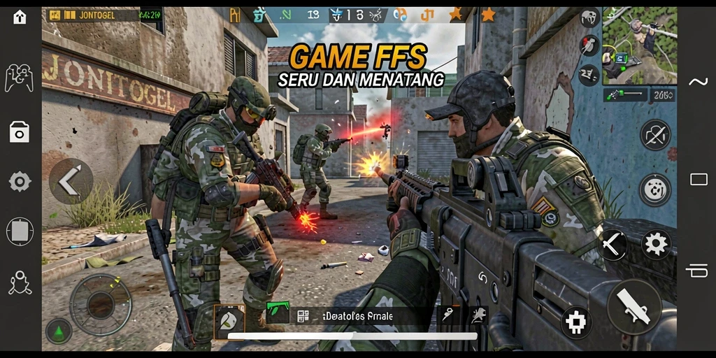 Tampilan gameplay yang mengesankan dari JONITOGEL.