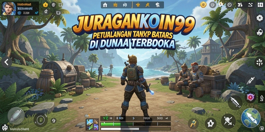 Tampilan menarik dari gameplay JURAGANKOIN99 di dunia terbuka.