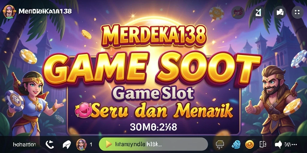 Tampilan gameplay menarik dari MERDEKA138 yang mengasyikkan.