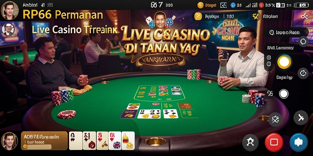 Tampilan gameplay Live Casino di RP66 yang mengasyikkan.
