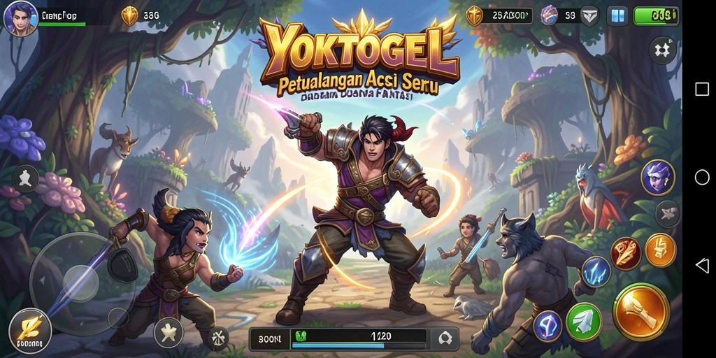 Tangkapan layar menunjukkan aksi pertarungan seru dalam YOKTOGEL.